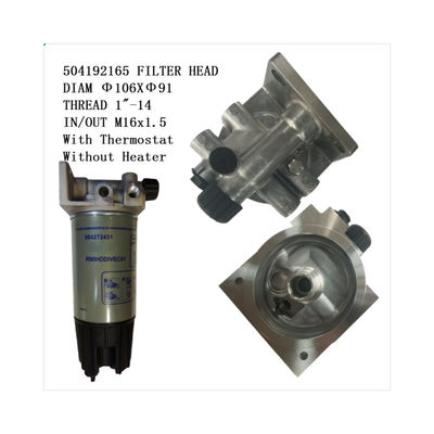 Kepala Filter Bahan Bakar MD5790PRV10RCR01 504192165 Untuk IVECOTRUCK AD/AT/AS Stralis AD/AT Trakker Eurocargo 5