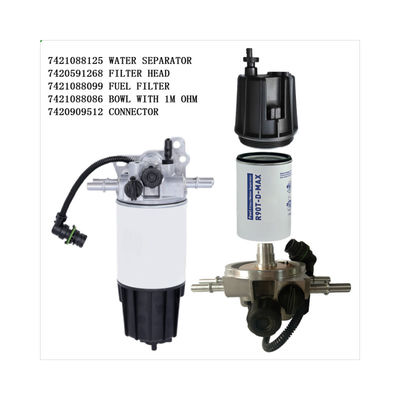 Pemisah air mesin diesel yang disesuaikan 7421088125 7421088099 7421088086 MIDLUM DXI5/7-FAB-44.A/B/E/L/M
