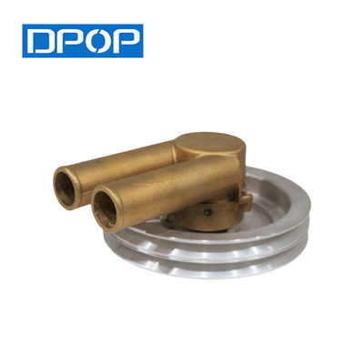 DPOP Pompa air laut mentah 21214596 3858229 Double V Belt Pulley untuk Volvo Penta 4.3, 5.0, 5,7 GL