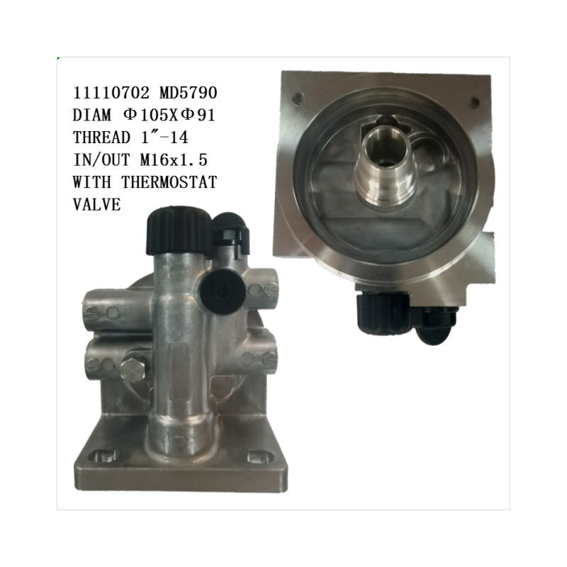 11110708 21030176 Kepala Filter Untuk  Kotak Filter Bahan Bakar Tanpa Katup Termostatik