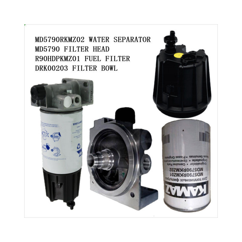 Kepala Filter Pemisah Air MD5790RKMZ02 MD5790 R90HDPKMZ01 Mangkuk Filter Bahan Bakar DRK00203