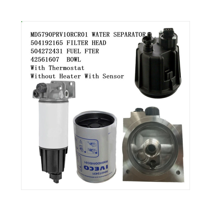 Kepala Filter Bahan Bakar MD5790PRV10RCR01 504192165 Untuk IVECOTRUCK AD/AT/AS Stralis AD/AT Trakker Eurocargo 5