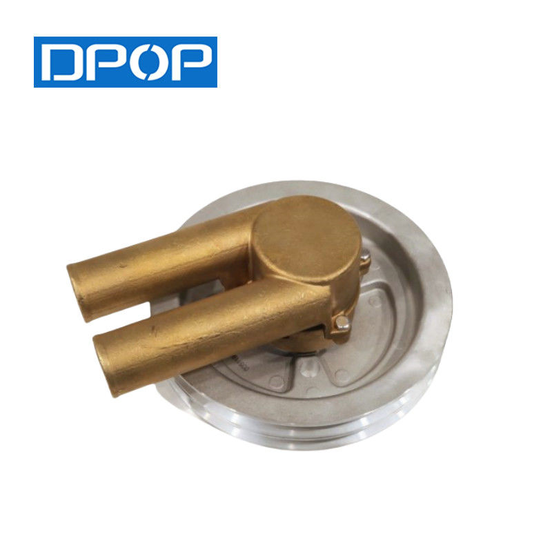 DPOP Pompa air laut mentah 21214596 3858229 Double V Belt Pulley untuk Volvo Penta 4.3, 5.0, 5,7 GL