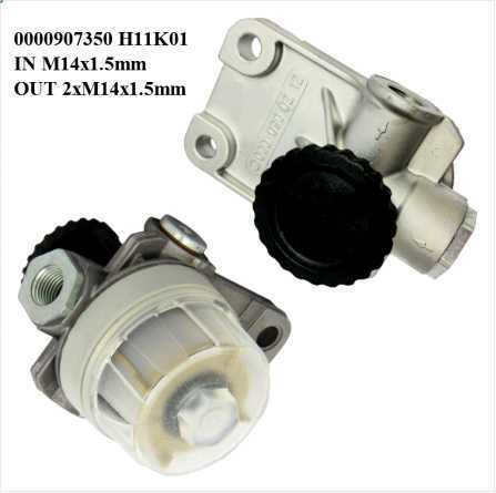 Pompa bahan bakar (Hengst Reinforced Rib Valve Body) OE 0000907350 untuk truk MERCEDES-BENZ MK/NG/SK